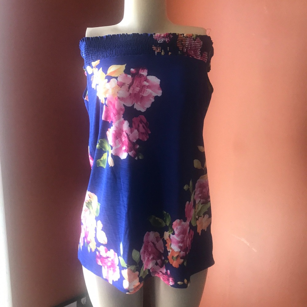 Floral tunic top
